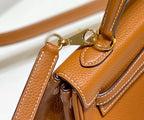 HM KELLY 28CM TAN TOGO GOLD HARDWARE