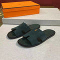 HM Men's Izmir Slide Dark Green Suede 669096