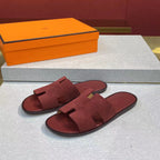 HM Men's Izmir Slide Red Suede 669092