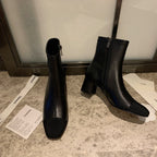 CC Ankle Boots 50mm Black Lambskin And Lycra Fabric 940057