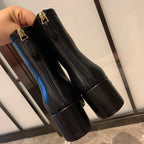 CC Short Boots 50mm In Black Lambskin 940078