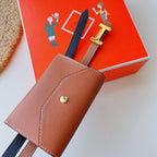 focus belt 13mm with kelly pocket brown epsom gold buckle