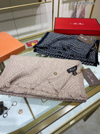 LP Scarf 190 CM In Light Brown Cashmere  645514