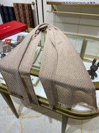 LP Scarf 190 CM In Light Brown Cashmere  645514