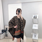 FF 140CM Two-tone Brown Red Wool 103729