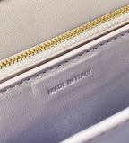 CELINE MEDIUM CLASSIQUE BAG 24CM LIGHT PURPLE CALFSKIN