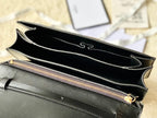 CELINE MEDIUM CLASSIQUE BAG 24CM BLACK CALFSKIN