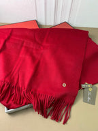 LP Grande Unita Scarf 200 CM In Dark Red Cashmere 378392