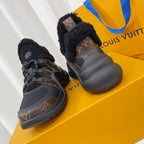 LV Archlight Sneaker Black Mix Dark Brown Monogram Fabric