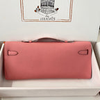 HM Kelly Cut 31 Pink Pastel Epsom Leather Silver Hardware 229064