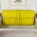 HM Jige 29 Lemon Yellow Swift Calfskin 229025
