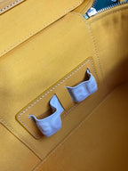 MUSE VANITY CASE 20 IN YELLOW GOYARDINE CANVAS