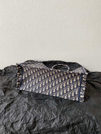 cd large book tote 42cm oblique embroidery calfskin