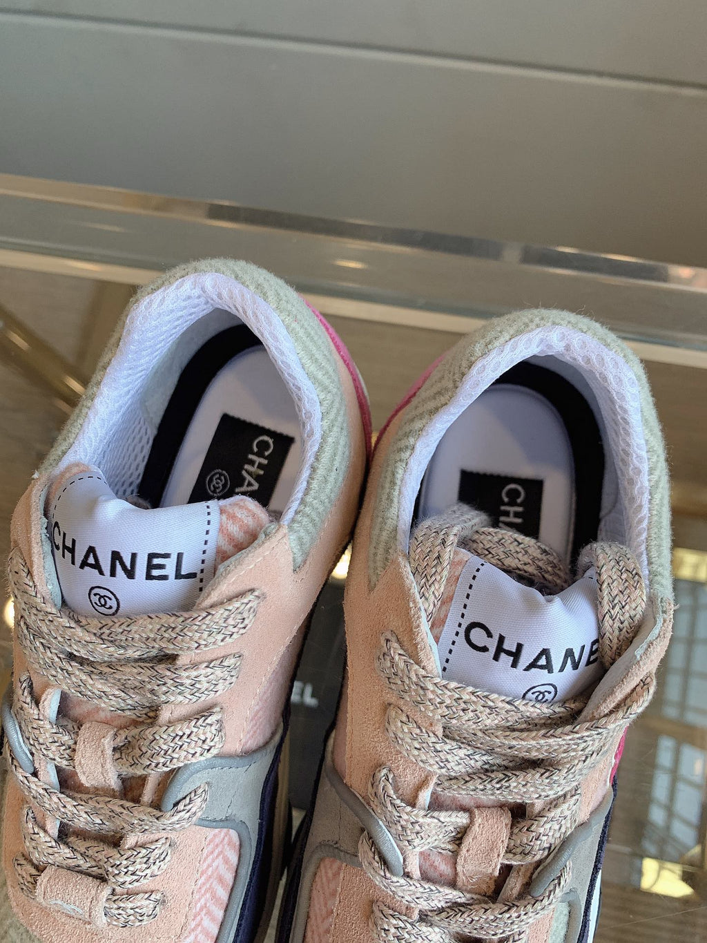 CC Sneaker In Multicolor Suede 145633