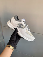 CC Sneaker In White Suede 145637