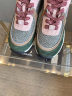 CC Sneaker In Multicolor Suede 145635