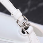 PRA 23 BAG IN BLACK CALFSKIN SILVER HARDWARE
