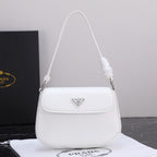 PRA 23 BAG IN BLACK CALFSKIN SILVER HARDWARE