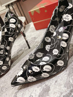 CL Hot Chick Pumps 100mm Patent Weapons Black