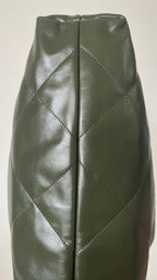 Chanel 25 Bag Dark Green Soft Calfskin