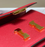 constance 24 red epsom leather gold hardware
