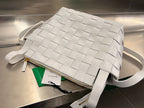MEDIUM 28 CASSETTE WHITE LAMBSKIN