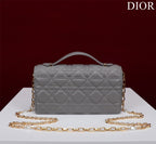 my cd mini 21 gray lambskin