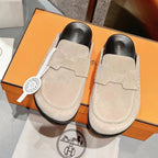 HM Men's Go Mule Beige Suede 686722