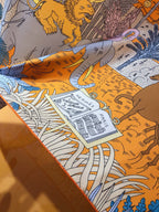 Le Carnaval Des Animaux Scarf 90 CM In Colorful Silk Twill 288862