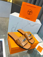 Giulia Sandal Tan Calfskin