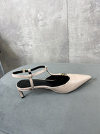 cl kitten t-bar 45 light pink black calfskin