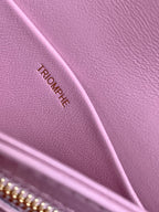 teen besace triomphe 18.5 pink calfskin