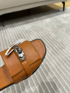 GABRIEL SANDAL CARAMEL CALFSKIN