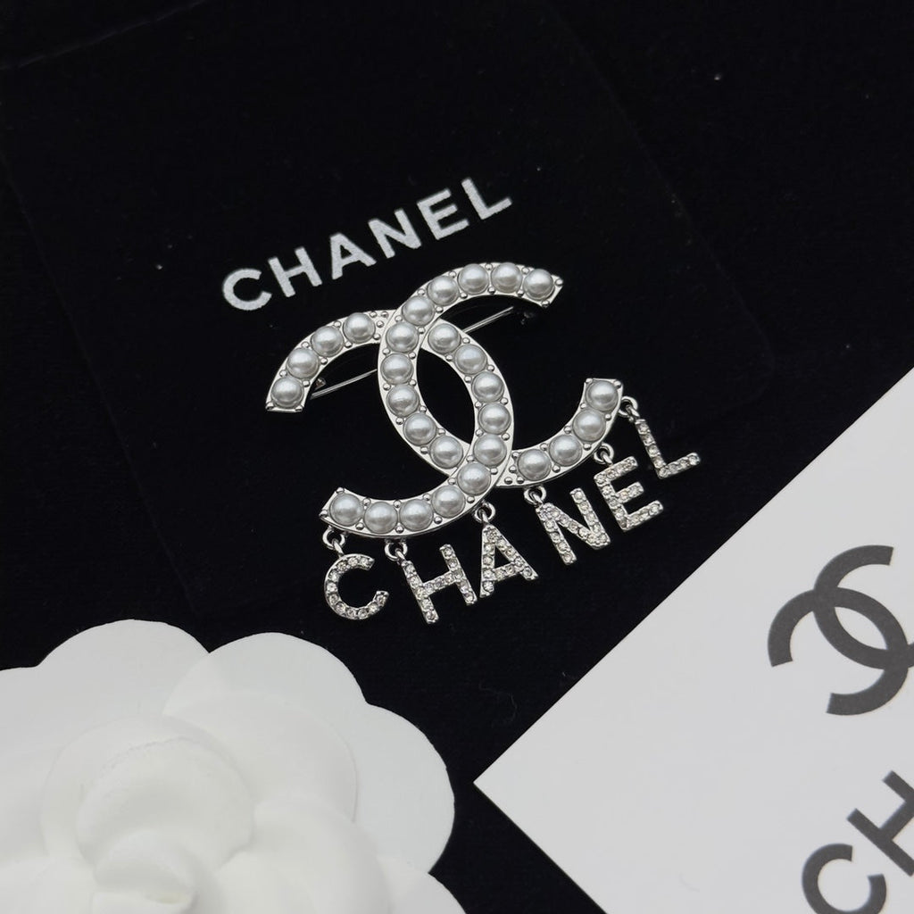 CC Brooch Silver 173218
