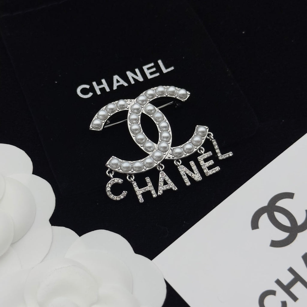 CC Brooch Silver 173218