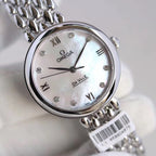 Omega De Ville 32.7mm Silver Mop Pearl Dial
