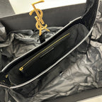 Le 5 a 7 24 Black Shiny Lambskin Ghw
