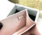 cc woc 13cm with top handle pink quilted calfskin gold hardware
