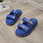 cd dioract dad sandal mule blue lambskin
