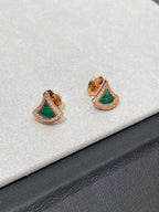 DIVAS DREAM EARRINGS PINK GOLD DIAMOND