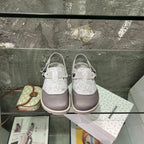 CD x Birkenstock Tokio Mule Grey White Felt Coth