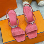 Glamour 95 Sandal Pink Suede