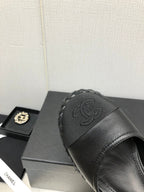 MARY JANE WEDGE BLACK LAMBSKIN