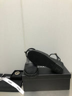 MARY JANE WEDGE BLACK LAMBSKIN