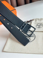 HM Nathan 40mm Belt Black Leather 187799