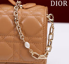 my cd mini 21 medium tan lambskin