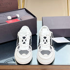 VT 2025 Sneakers White Black Mesh Calfskin Fabric 546969