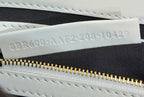 Baguette 27cm Grey Lambskin Gold Hardware