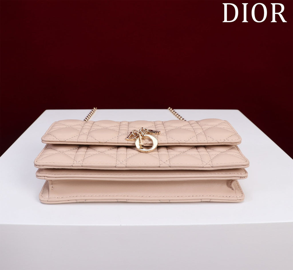 my cd mini 21 powder pink lambskin