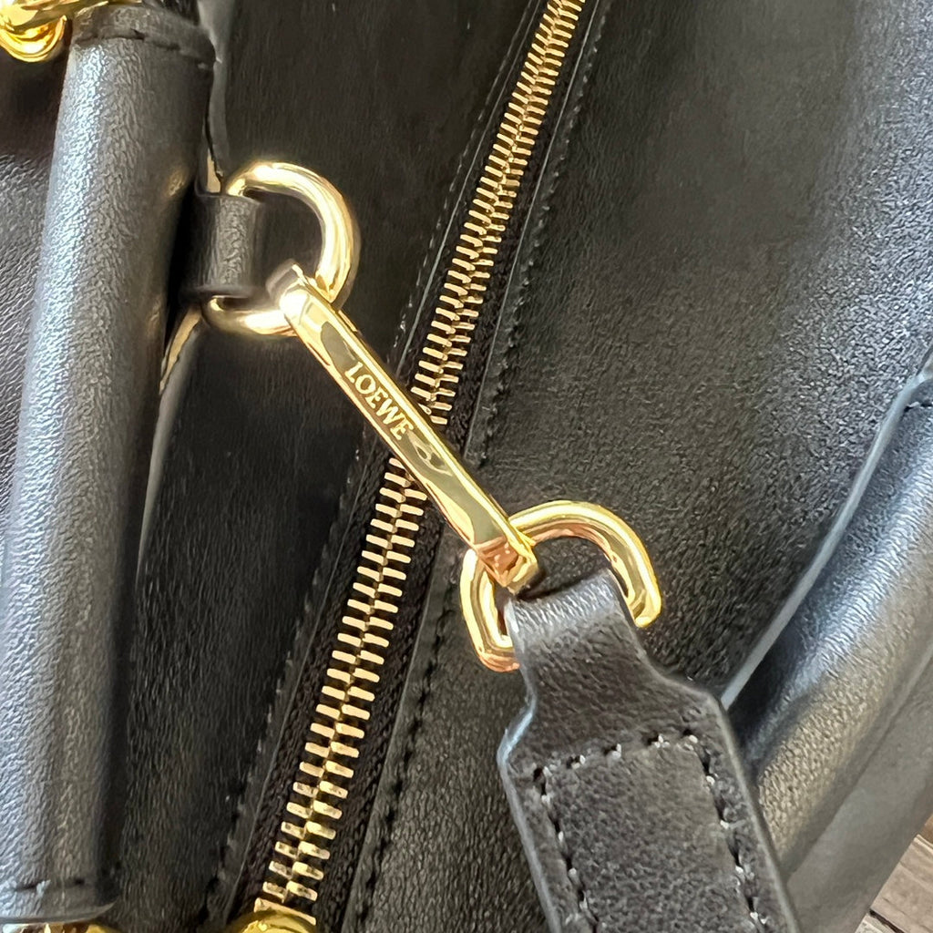 Loewe Small Dumpling Bag 35 Black Calfskin 280637